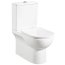 Lavita Posejdon Zestaw Toaleta WC stojąca kompakt bez kołnierza + deska wolnoopadająca biały połysk 5900378325567 - zdjęcie 1