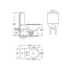 Lavita Posejdon Zestaw Toaleta WC stojąca kompakt bez kołnierza + deska wolnoopadająca biały połysk 5900378325567 - zdjęcie 2