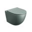 Lavita Sinto Grey Zestaw Toaleta WC 49x36.5 cm + deska wolnoopadająca szary mat 5900378314271 - zdjęcie 1