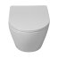Lavita Sinto Toaleta WC 49x37 cm bez kołnierza + deska wolnoopadająca biała 5908211403878 - zdjęcie 2