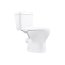 Lavita Zeta Rim Zestaw Toaleta WC stojąca kompakt bez kołnierza + deska wolnoopadająca biały połysk 5900378310426 - zdjęcie 1