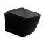 Lavita Lino black Zestaw Toaleta WC 51.5x36.5 cm + deska wolnoopadająca czarna 5908211405568 - zdjęcie 1