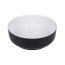 Legersen Flox Umywalka nablatowa 38,5x38,5 cm biała/czarna LEUM4003H2B18B20 - zdjęcie 1