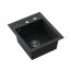 Legersen Frost Zlewozmywak granitowy 43x50 cm czarny LEFR001CZ - zdjęcie 2