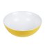Legersen Malus Umywalka nablatowa 38,5x38,5 cm biała/żółta LEUM40042B6B20 - zdjęcie 1