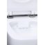 Legersen Pepo Zestaw Miska WC 57,2x36 cm bez kołnierza + deska wolnoopadająca biała LEWC2122D - zdjęcie 7