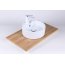 Legersen Tenax Umywalka nablatowa 38x38 cm biała LEUM4161 - zdjęcie 4