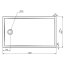 Marmite BR Brodzik prostokątny 140x80 cm biały 631289143003 - zdjęcie 2