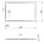 Marmite BR Brodzik prostokątny 140x90 cm biały 631290143003 - zdjęcie 2