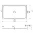 Marmite BR Brodzik prostokątny 160x90 cm biały 625422163003 - zdjęcie 3