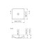 Marmite UM Octavia Square Umywalka nablatowa 45x38 cm biała 600190051003 - zdjęcie 2