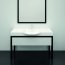 Marmorin Carme 98 Umywalka z otworem 98x55 cm biała PU012010980 - zdjęcie 2