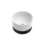 Marmorin Duo II Umywalka nablatowa 38 cm biały połysk/czarna PU536030380 - zdjęcie 1