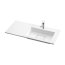 Marmorin Lira 900 Umywalka wpuszczana w blat prawa 90x39cm biała PU054050902 - zdjęcie 1