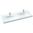 Marmorin Noel 120 D Umywalka meblowa 120x45 cm podwójna, biała PU061051200 - zdjęcie 1