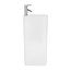 Massi Triumf Umywalka wolnostojąca 40x40 cm z powłoką Easy Clean, biała MSUS-002 - zdjęcie 4