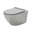 Massi Decos Grey Toaleta WC podwieszana 55x36 cm Rimless bez kołnierza z deską wolnoopadającą Slim szary mat MSM-3673RIMSLIM-MG - zdjęcie 1