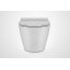 Massi Decos Mini Slim Toaleta WC krótka 48,5x37,5 cm bez kołnierza z deską wolnoopadającą biała MSM-0003SLIM - zdjęcie 5