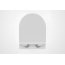 Massi Decos Mini Slim Toaleta WC krótka 48,5x37,5 cm bez kołnierza z deską wolnoopadającą biała MSM-0003SLIM - zdjęcie 6