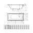 Massi Elega Slim Wanna prostokątna 190x80 cm biała MSWT-EL-00319090 - zdjęcie 3