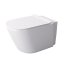 Massi Loca Mini Toaleta WC podwieszana 36,5x49 cm z deską sedesową wolnoopadającą, biała MSM-0002SLIM - zdjęcie 1