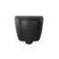 Massi Molis Black Toaleta WC podwieszana 54x35 cm Rimless bez kołnierza z deską wolnoopadającą Slim czarny półmat MSM-0013RIMSLIM-MB - zdjęcie 3