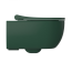 Massi Molis Green Zestaw Toaleta WC 54x35 cm bez kołnierza + deska wolnoopadająca zielony półmat MSM-0013RIMSLIM-GR - zdjęcie 2
