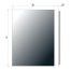 MCJ Easy 06 Lustro ścienne 100x80 cm z oświetleniem LED MCJEASY06100X80 - zdjęcie 3