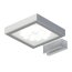 MCJ Elletro Square L Lampa na lustro 6000K stal drapana EL-SQL/CW/SB/IP44 - zdjęcie 1