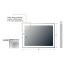 MCJ Exclusive Diamant Safari Lustro ścienne z oświetleniem LED 45x70 cm białe MCJDIAMANTSAFARI45X70 - zdjęcie 3