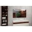 MCJ Premium Fantasy W1 Lustro ścienne 80x80 cm z oświetleniem LED stal nierdzewna szlifowana MCJFANTASYW180X80SB - zdjęcie 2