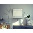 MCJ Premium Fantasy W2 Lustro ścienne 80x80 cm z oświetleniem LED stal nierdzewna szlifowana MCJFANTASYW280X80SB - zdjęcie 2