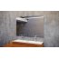 MCJ Premium Fantasy W3 Lustro ścienne 120x80 cm z oświetleniem LED stal nierdzewna szlifowana MCJFANTASYW3120X80SB - zdjęcie 2