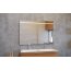 MCJ Premium Fantasy W3 Lustro ścienne 120x80 cm z oświetleniem LED stal nierdzewna szlifowana MCJFANTASYW3120X80SB - zdjęcie 6