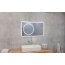 MCJ Premium Monica Lustro ścienne 120x80 cm z oświetleniem LED białe MCJMONICA120X80WH - zdjęcie 2