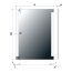 MCJ Premium Vetro Lustro ścienne 60x80 cm z oświetleniem LED MCJVETRO60X80 - zdjęcie 3