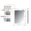 MCJ Premium Wega Lustro ścienne 80x60 cm z oświetleniem LED MCJWEGA80X60 - zdjęcie 3