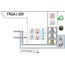 MCJ Triga L 600 Lampa na lustro 4000K aluminium TGL6/66AL/NW - zdjęcie 3