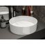Miraggio Bergamo Umywalka nablatowa 40 cm biały połysk 0002671 - zdjęcie 5