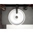 Miraggio Bergamo Umywalka nablatowa 40 cm biały połysk 0002671 - zdjęcie 6