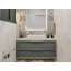 Miraggio Chamonix Umywalka nablatowa lub wisząca 65,5x43,2 cm biały połysk 0000759 - zdjęcie 6