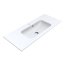 Miraggio Della 1100 Umywalka meblowa 110,1x45,1 cm Mirasoft biały mat 0001074 - zdjęcie 1