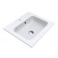 Miraggio Della 500 Umywalka meblowa 50,1x45,1 cm biały połysk 0000174 - zdjęcie 1
