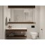 Miraggio New York Umywalka meblowa 120x50 cm prawa biały połysk 0000221 - zdjęcie 6