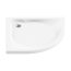 New Trendy Cantare Brodzik półokrągły 100x100x6 cm, biały B-0255 - zdjęcie 1