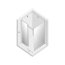 New Trendy Diora Kabina prysznicowa prostokątna 100x80x190 cm z powłoką Active Shield, profile chrom szkło przezroczyste EXK-1025+EXK-1026 - zdjęcie 7