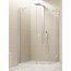 New Trendy Eleganta Kabina prysznicowa półokrągła 120x85x190 cm z powłoką Active Shield, profile chrom szkło przezroczyste EXK-1022 - zdjęcie 1