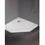 New Trendy Mild Stone Brodzik pięciokątny 90x90 cm biały B-0540 - zdjęcie 2