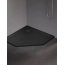 New Trendy Mild Stone Brodzik pięciokątny 90x90 cm czarny B-0582 - zdjęcie 2