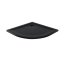 New Trendy Mild Stone Brodzik półokrągły 80x80 cm czarny B-0579 - zdjęcie 1